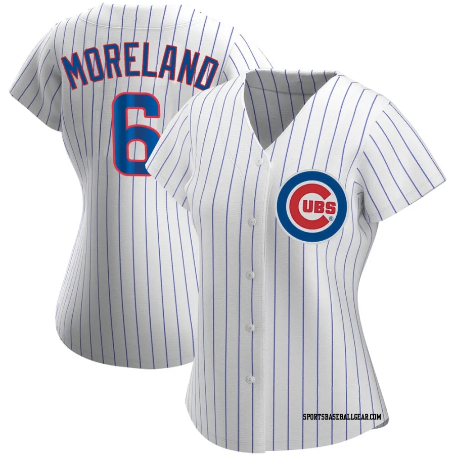 Keith Moreland Women's Chicago Cubs White Authentic Home Jersey