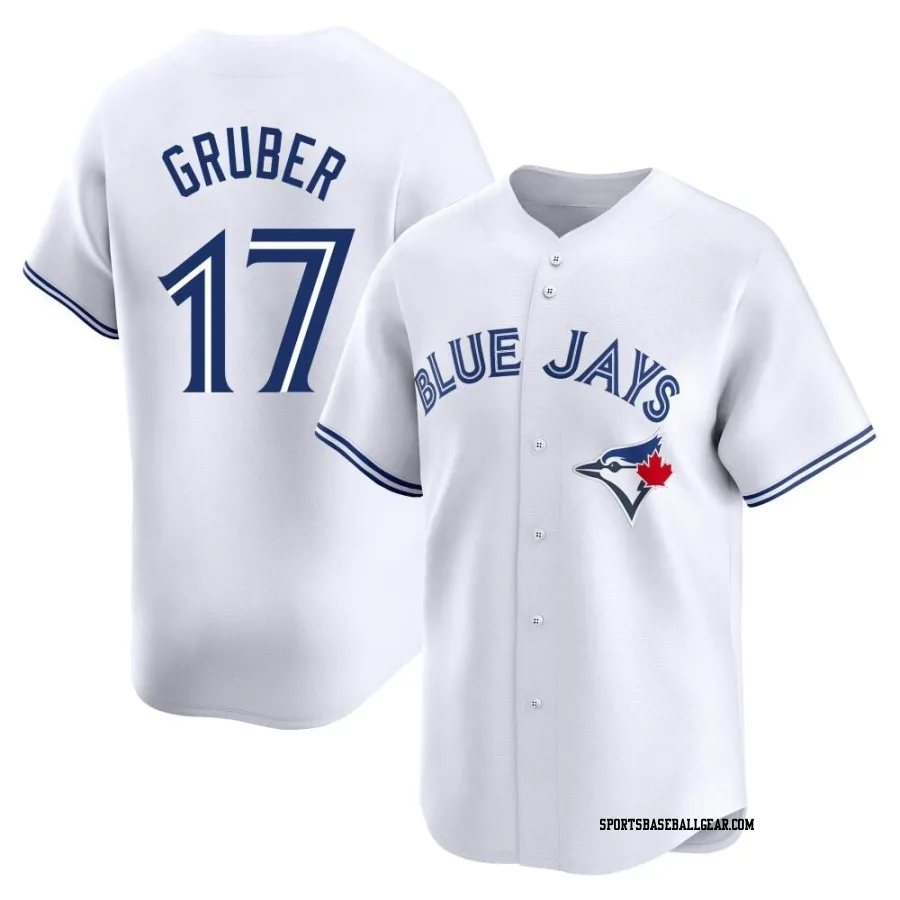 Kelly Gruber Men's Toronto Blue Jays White Limited Home Jersey