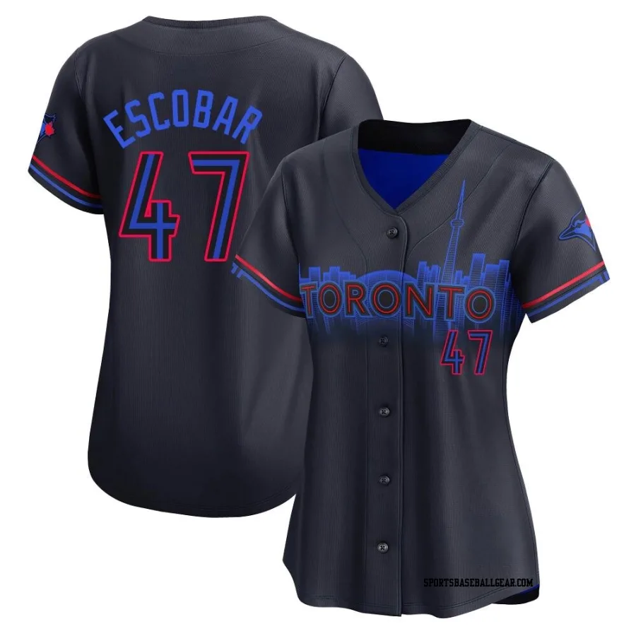 Kelvim Escobar Women's Toronto Blue Jays Black Limited 2024 City Connect Jersey