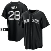 Kelvin Diaz Men's Boston Red Sox Black/White Replica Jersey