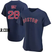 Kelvin Diaz Men's Boston Red Sox Navy Authentic Alternate Jersey