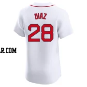 Kelvin Diaz Men's Boston Red Sox White Elite Home Jersey