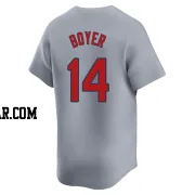 Ken Boyer Men's St. Louis Cardinals Gray Limited Away Jersey