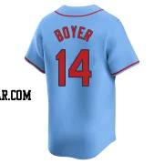 Ken Boyer Men's St. Louis Cardinals Light Blue Limited Alternate Jersey