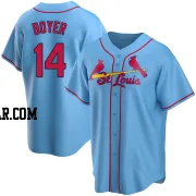 Ken Boyer Men's St. Louis Cardinals Light Blue Replica Alternate Jersey