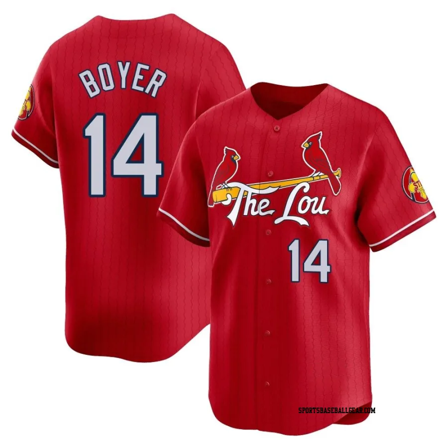 Ken Boyer Men's St. Louis Cardinals Red Limited 2024 City Connect Jersey