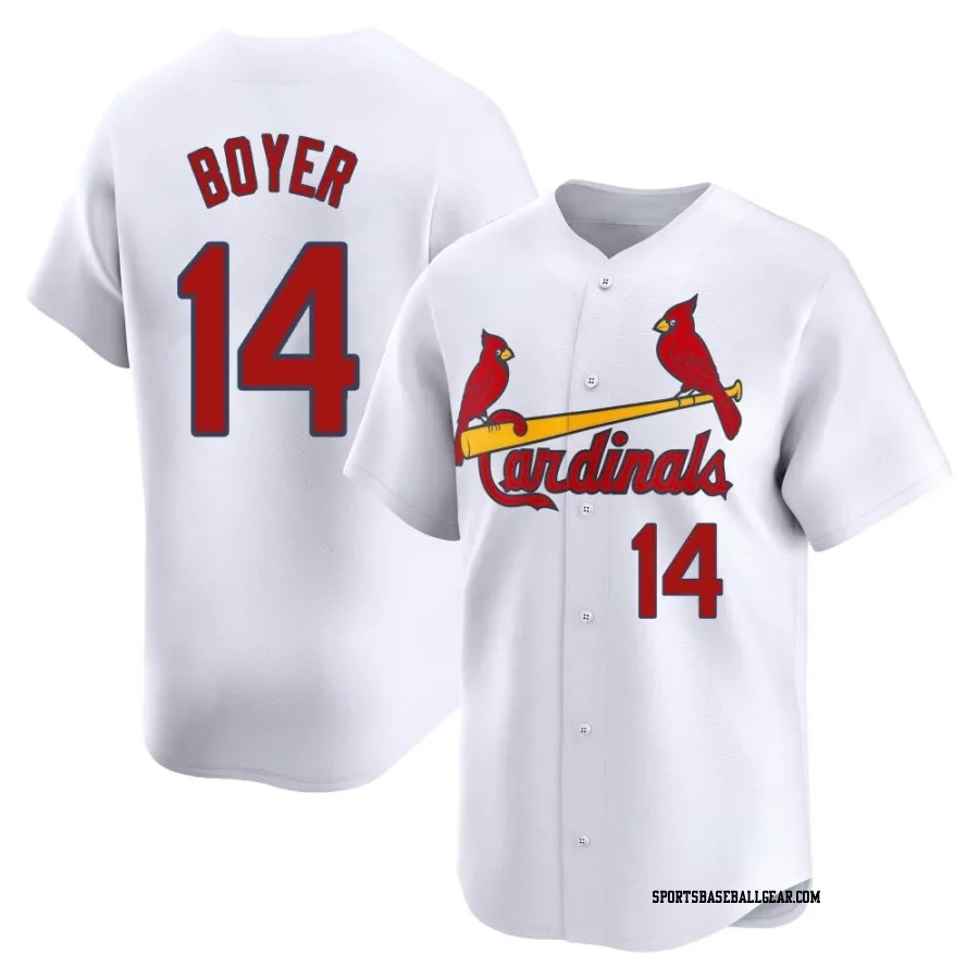 Ken Boyer Men's St. Louis Cardinals White Limited Home Jersey