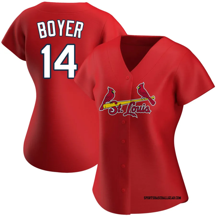 Ken Boyer Women's St. Louis Cardinals Red Replica Alternate Jersey