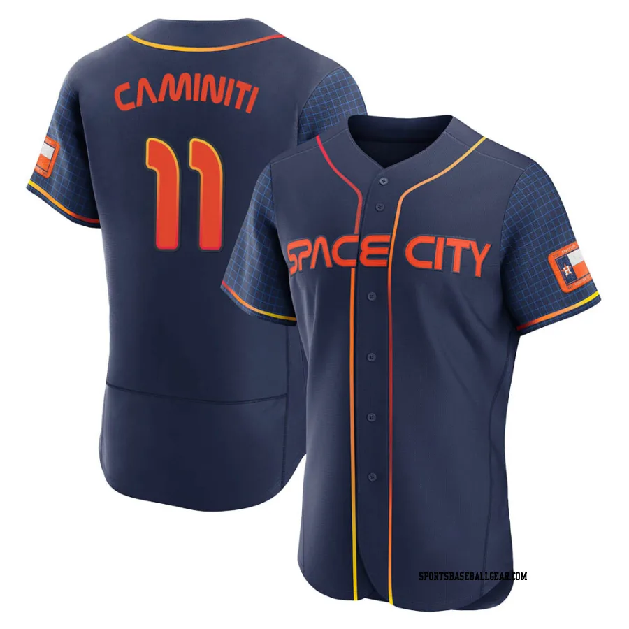 Ken Caminiti Men's Houston Astros Navy Authentic 2022 City Connect Jersey