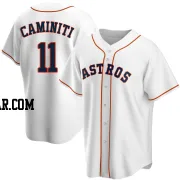 Ken Caminiti Men's Houston Astros White Replica Home Jersey