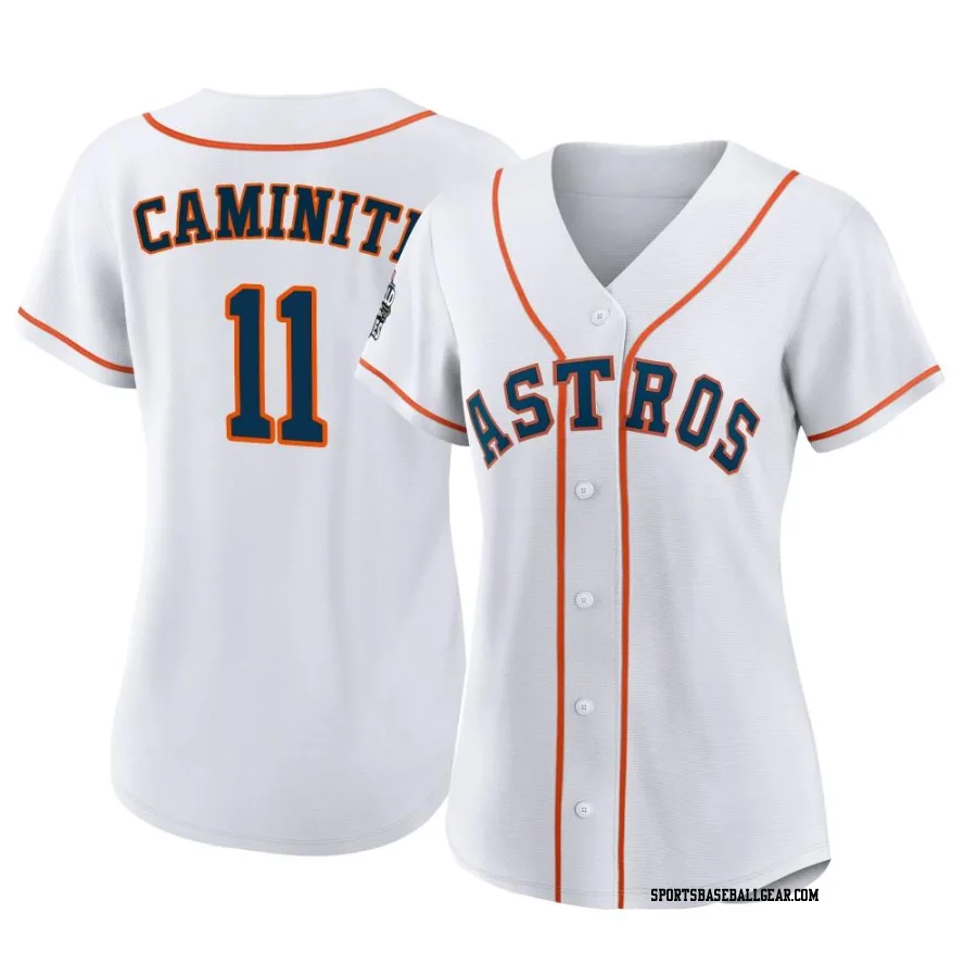 Ken Caminiti Women's Houston Astros White Authentic 2022 World Series Home Jersey