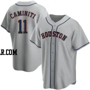 Ken Caminiti Youth Houston Astros Gray Replica Road Jersey