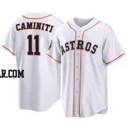 Ken Caminiti Youth Houston Astros White Replica 2022 World Series Home Jersey