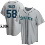 Ken Giles Men's Seattle Mariners Gray Replica Road Jersey