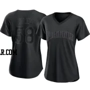 Ken Giles Women's Seattle Mariners Black Authentic Pitch Fashion Jersey