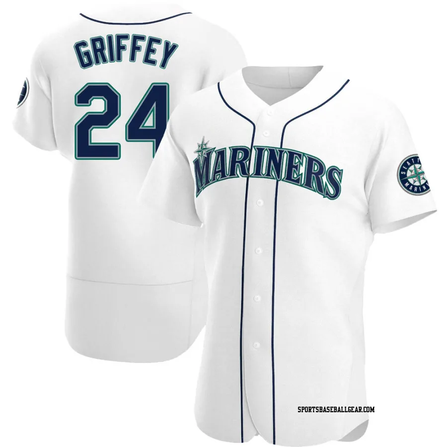 Ken Griffey Men's Seattle Mariners White Authentic Home Jersey