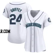 Ken Griffey Women's Seattle Mariners White Limited Home Jersey