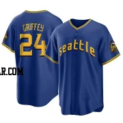 Ken Griffey Youth Seattle Mariners Royal Replica 2023 City Connect Jersey