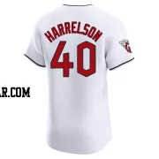 Ken Harrelson Men's Cleveland Guardians White Elite Home Jersey