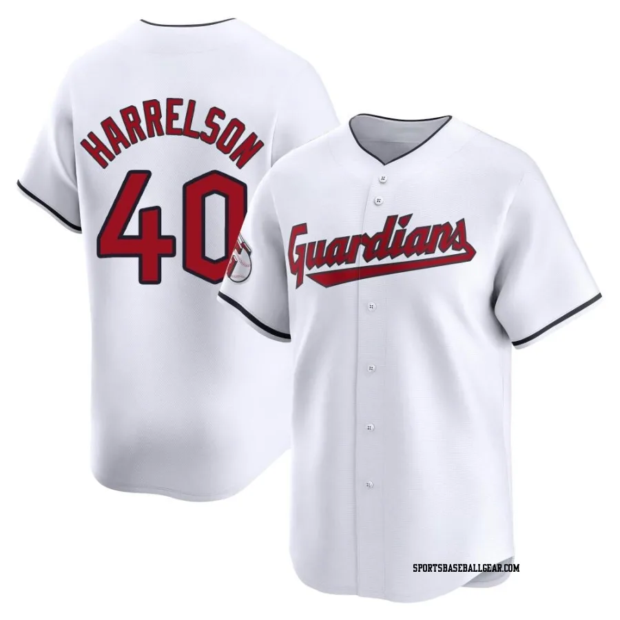 Ken Harrelson Men's Cleveland Guardians White Limited Home Jersey