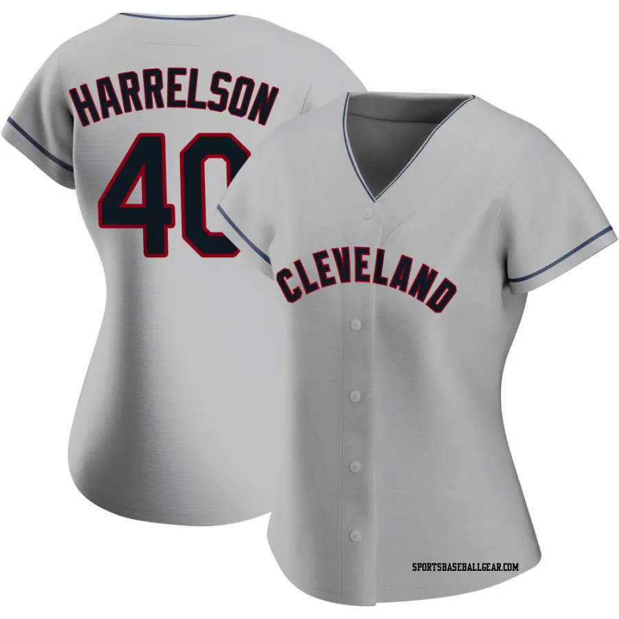 Ken Harrelson Women's Cleveland Guardians Gray Authentic Road Jersey