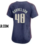 Ken Harrelson Women's Cleveland Guardians Navy Limited 2024 City Connect Jersey