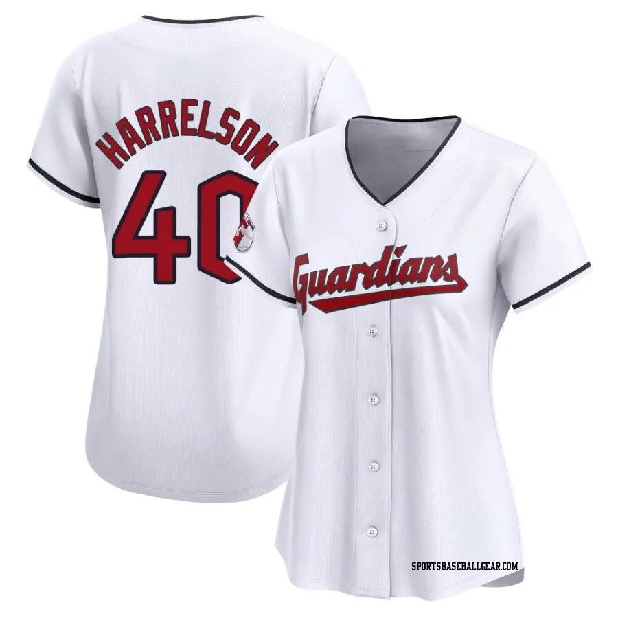 Ken Harrelson Women's Cleveland Guardians White Limited Home Jersey