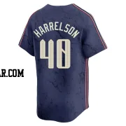 Ken Harrelson Youth Cleveland Guardians Navy Limited 2024 City Connect Jersey