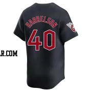 Ken Harrelson Youth Cleveland Guardians Navy Limited Alternate Jersey