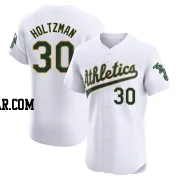 Ken Holtzman Men's Oakland Athletics White Elite Home Jersey