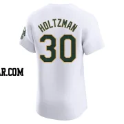 Ken Holtzman Men's Oakland Athletics White Elite Home Jersey