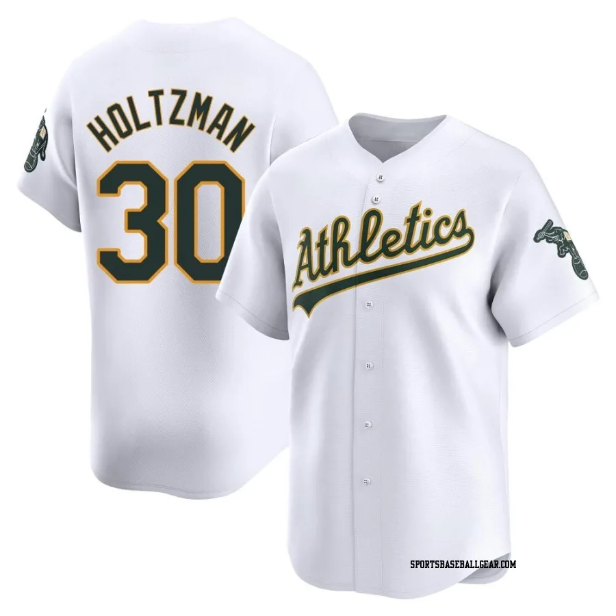 Ken Holtzman Men's Oakland Athletics White Limited Home Jersey