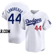 Ken Landreaux Men's Los Angeles Dodgers White Limited Home Jersey