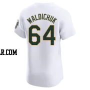 Ken Waldichuk Men's Oakland Athletics White Elite Home Jersey