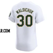 Ken Waldichuk Men's Oakland Athletics White Elite Home Jersey