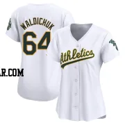 Ken Waldichuk Women's Oakland Athletics White Limited Home Jersey