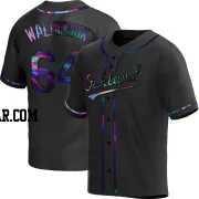 Ken Waldichuk Youth Oakland Athletics Black Holographic Replica Alternate Jersey