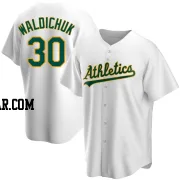 Ken Waldichuk Youth Oakland Athletics White Replica Home Jersey