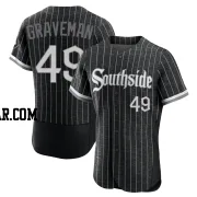 Kendall Graveman Men's Chicago White Sox Black Authentic 2021 City Connect Jersey