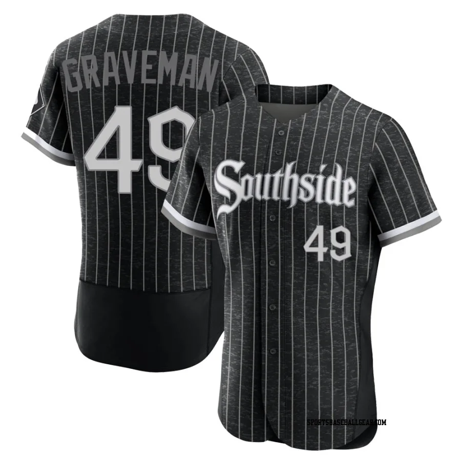 Kendall Graveman Men's Chicago White Sox Black Authentic 2021 City Connect Jersey