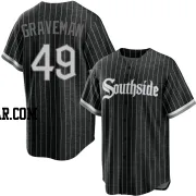 Kendall Graveman Men's Chicago White Sox Black Replica 2021 City Connect Jersey