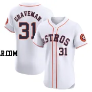 Kendall Graveman Men's Houston Astros White Elite Home Jersey