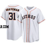 Kendall Graveman Men's Houston Astros White Replica 2022 World Series Home Jersey