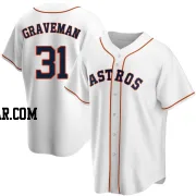 Kendall Graveman Men's Houston Astros White Replica Home Jersey