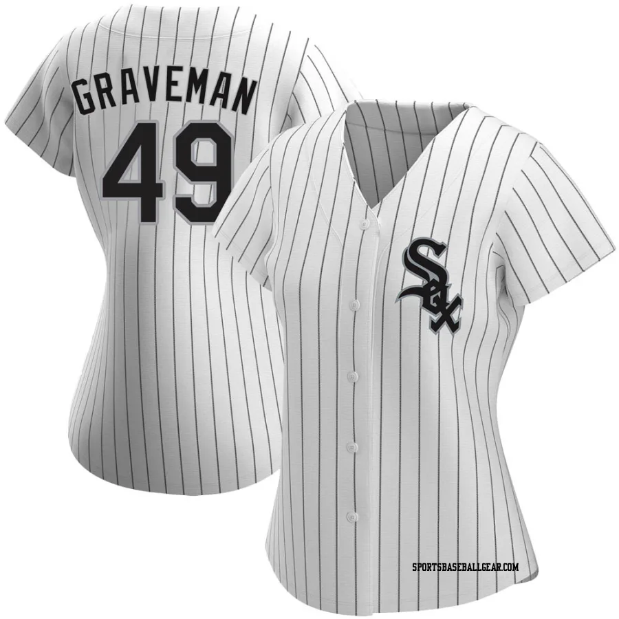 Kendall Graveman Women's Chicago White Sox White Authentic Home Jersey