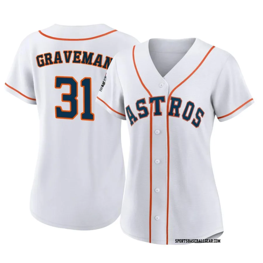 Kendall Graveman Women's Houston Astros White Authentic 2022 World Series Home Jersey