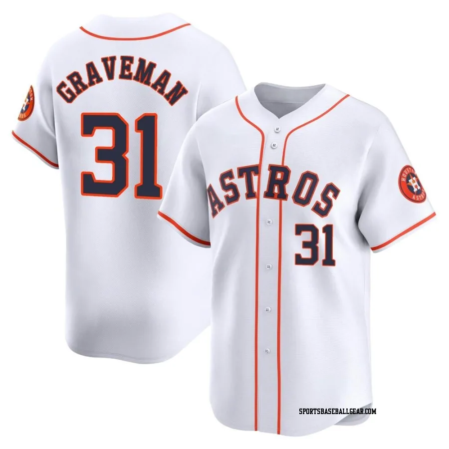 Kendall Graveman Youth Houston Astros White Limited Home Jersey