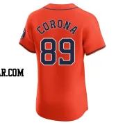 Kenedy Corona Men's Houston Astros Orange Elite Alternate Vapor Premier Jersey