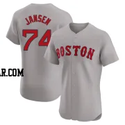 Kenley Jansen Men's Boston Red Sox Gray Elite Road Jersey