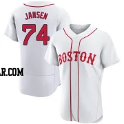 Kenley Jansen Men's Boston Red Sox White Authentic 2021 Patriots' Day Jersey